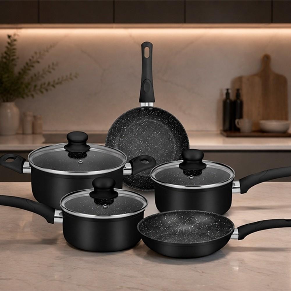 CONJUNTO PIEZAS SERENA INDUCCION MTA NEGRO ABB-368148