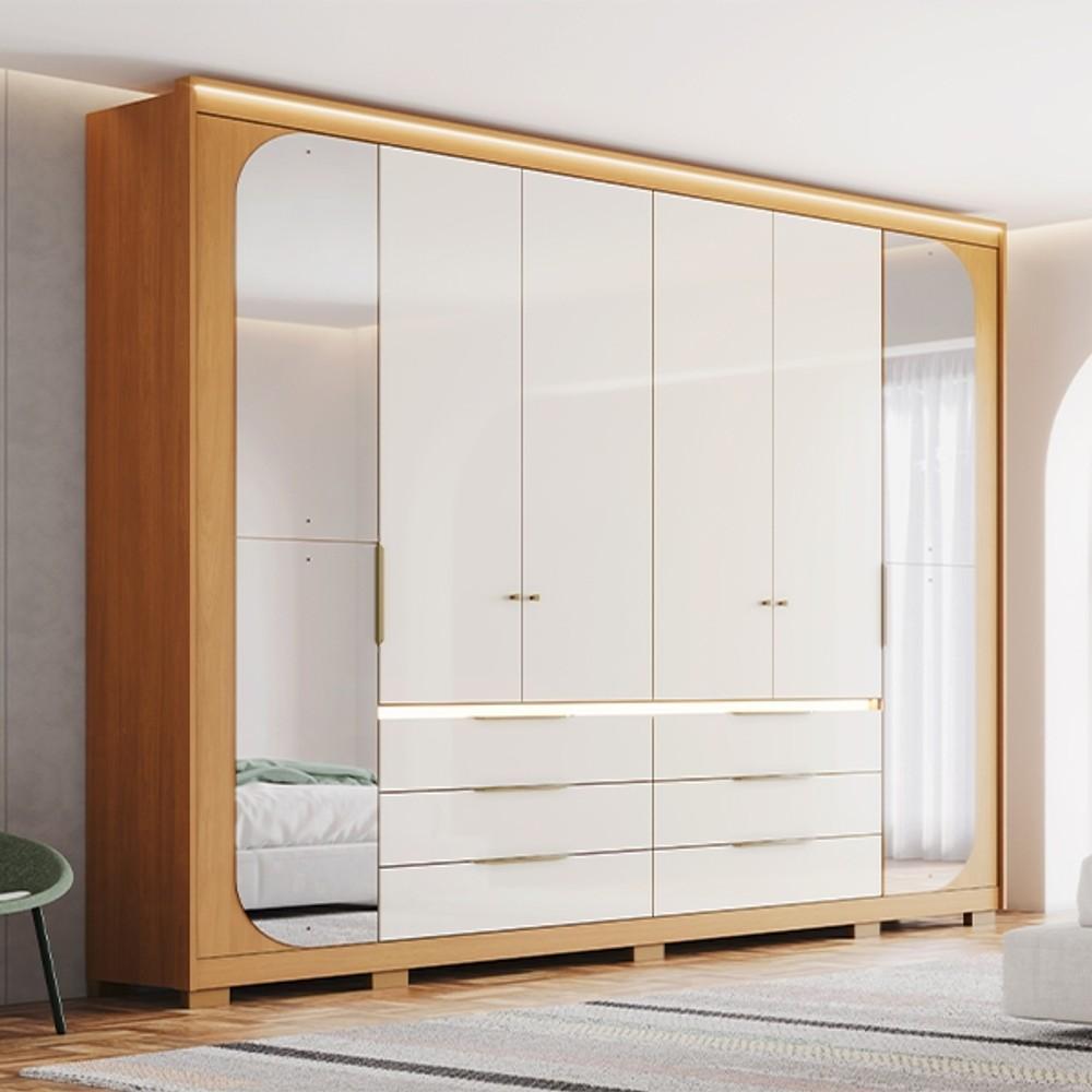 ROPERO PUERTAS Y CAJONES LUMIERE HENN CINAMOMO | OFF WHITE ABB-369107