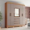 ROPERO PUERTAS CAJONES B BRIZ CINAMOMO | AVELLANA ABB-369121