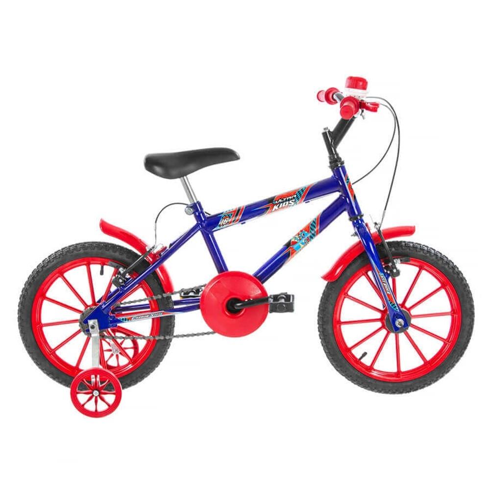 BICICLETA ARO KIDS ULTRA BIKES AZUL|ROJO ABB-244695