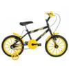 BICICLETA ARO KIDS ULTRA BIKES NEGRO|AMARILLO ABB-244701