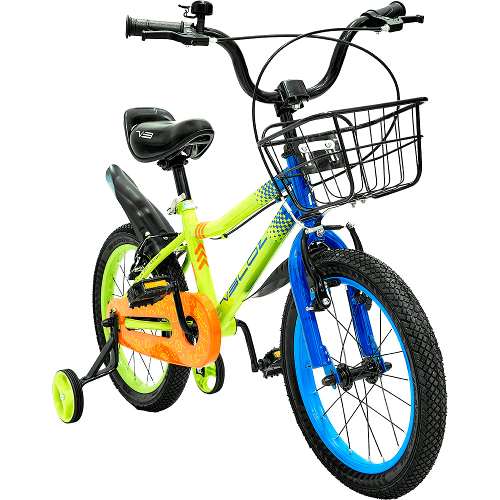 BICICLETA VELOZ ARO 16 SPEEDY VERDE/AZUL CICBV16M-102-AR