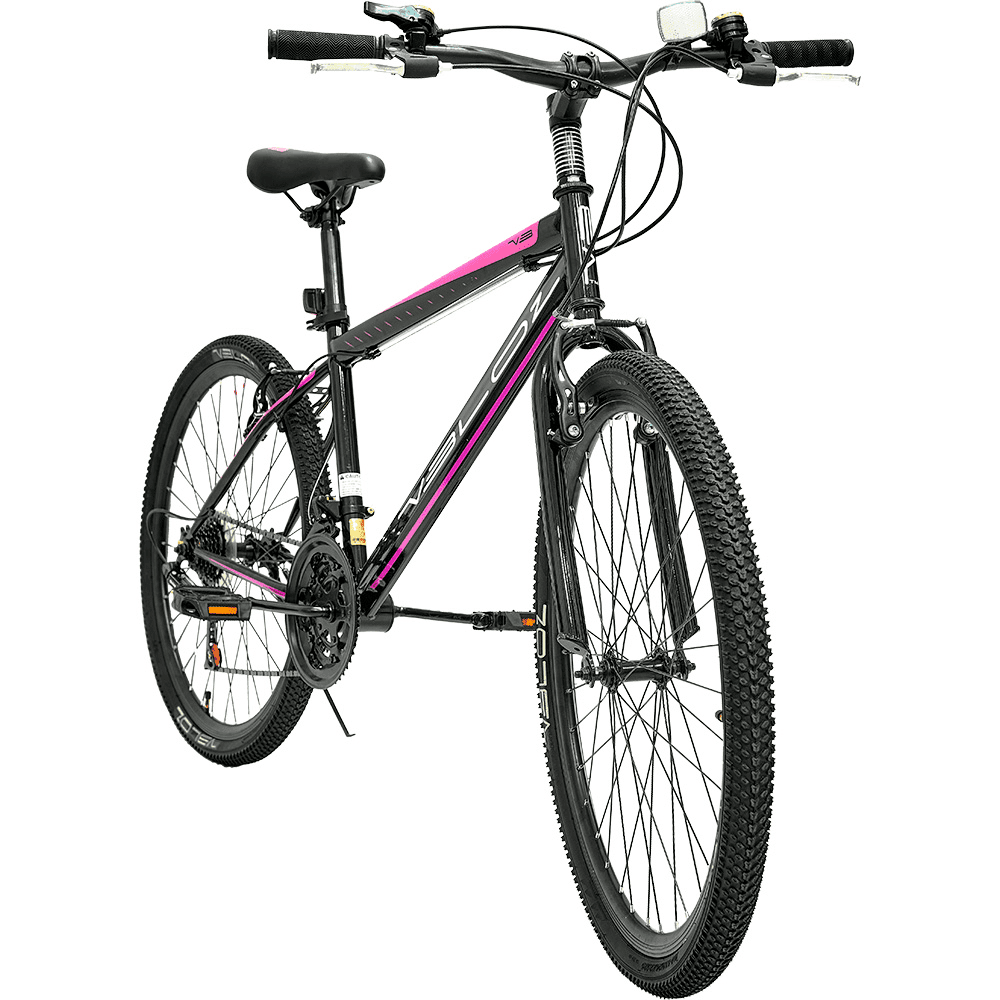 BICICLETA VELOZ ARO 26 THUNDER NEGRO/FUCSIA CICBV26R-005-AR