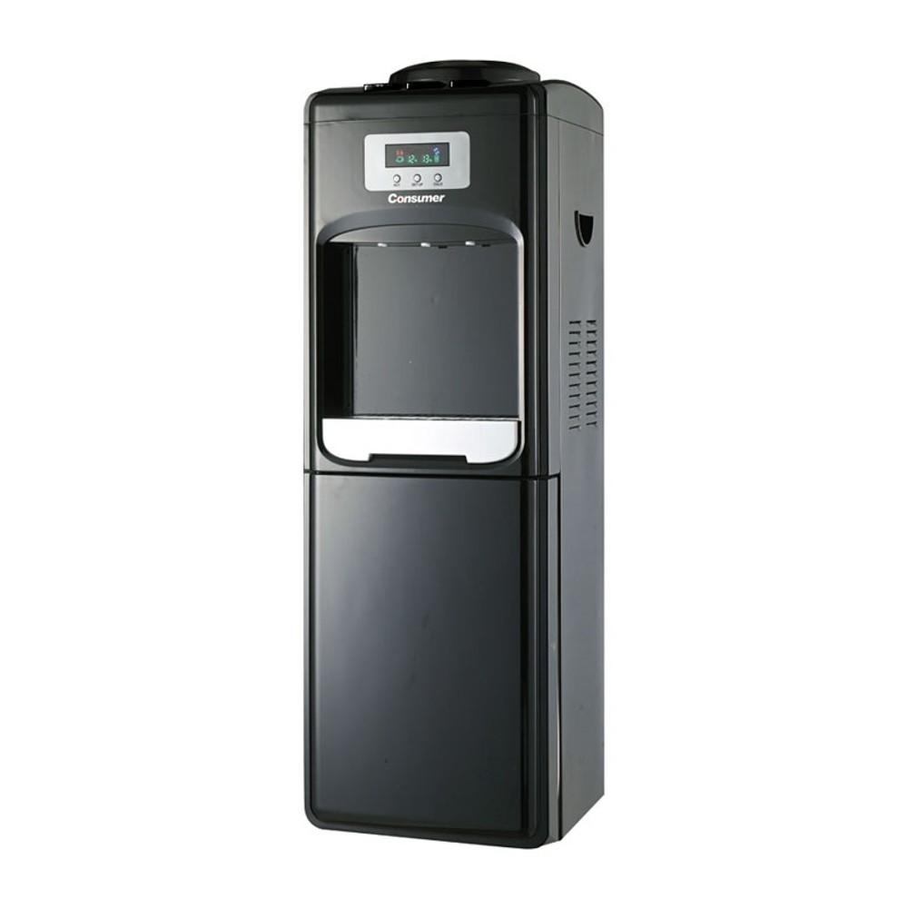 DISPENSER DE PIE C/HELADERA NEGRO CMR-DPHN