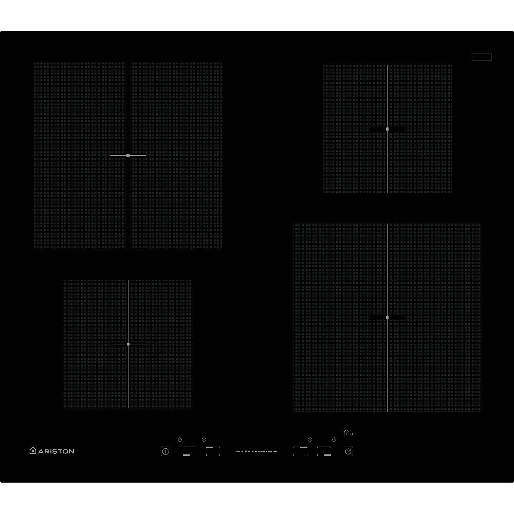 ANAFE INDUCCION ARISTON NIA640B 4HOR VITROCERAMICO TOUCH COARNIA640B