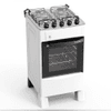 COCINA A GAS TOKYO BRAVO PLUS 4H C/ENC. BLANCA MESA INOX COMANDO SUPERIOR COTOIRP4H