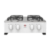 COCINA A GAS TOKYO MARAVILHA 4H BLANCO MESADA INOX COTOMLB