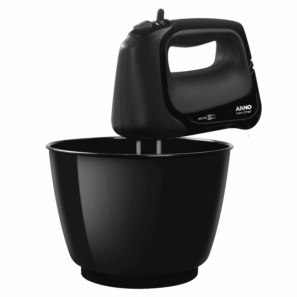 ** NO FACT** BATIDORA MINI CHEF PORTATIL ARNO CON BOWL 4L NEGRO 400W 220V/50HZ EDABSX1608B2