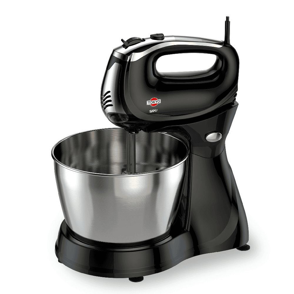 BATIDORA TOKYO BATISAN NEGRA 5 VELOCIDADES 1 BOWL INOX 3 LTS 220V/50HZ EDTBSAN5-N