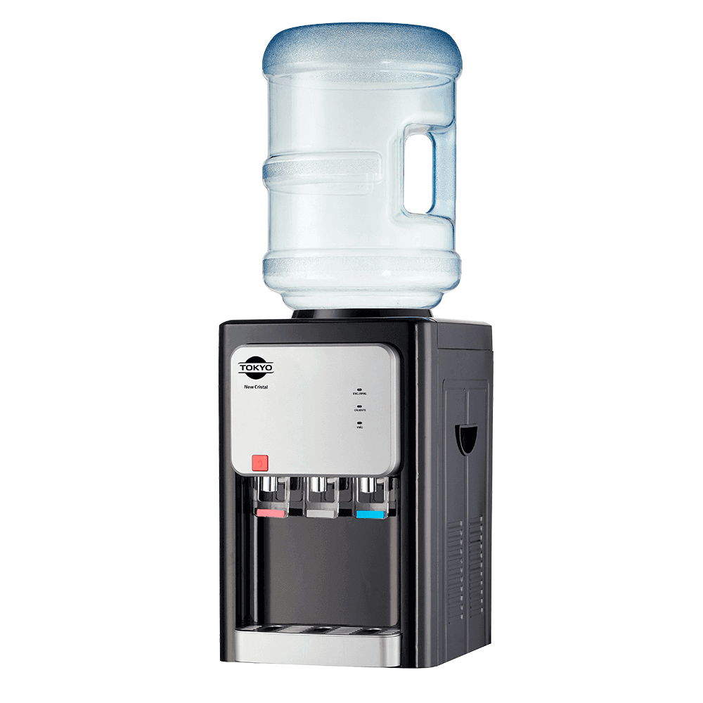 BEBEDERO DE MESA TOKYO NEW CRYSTAL 3 TEMP.C/COMPRESOR NEGRO EDTBTOKNM