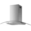 CAMPANA ISLA VIDRIO CURVO INOX TOKYO ISLA90 4/5/6H EDTCIC6H