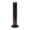 ESTUFA TORRE TOKYO FLAME DIGITAL CON FUNCION VENTILADOR C/CONTROL Y TIMER 8 HS 2 EDTEFLAME