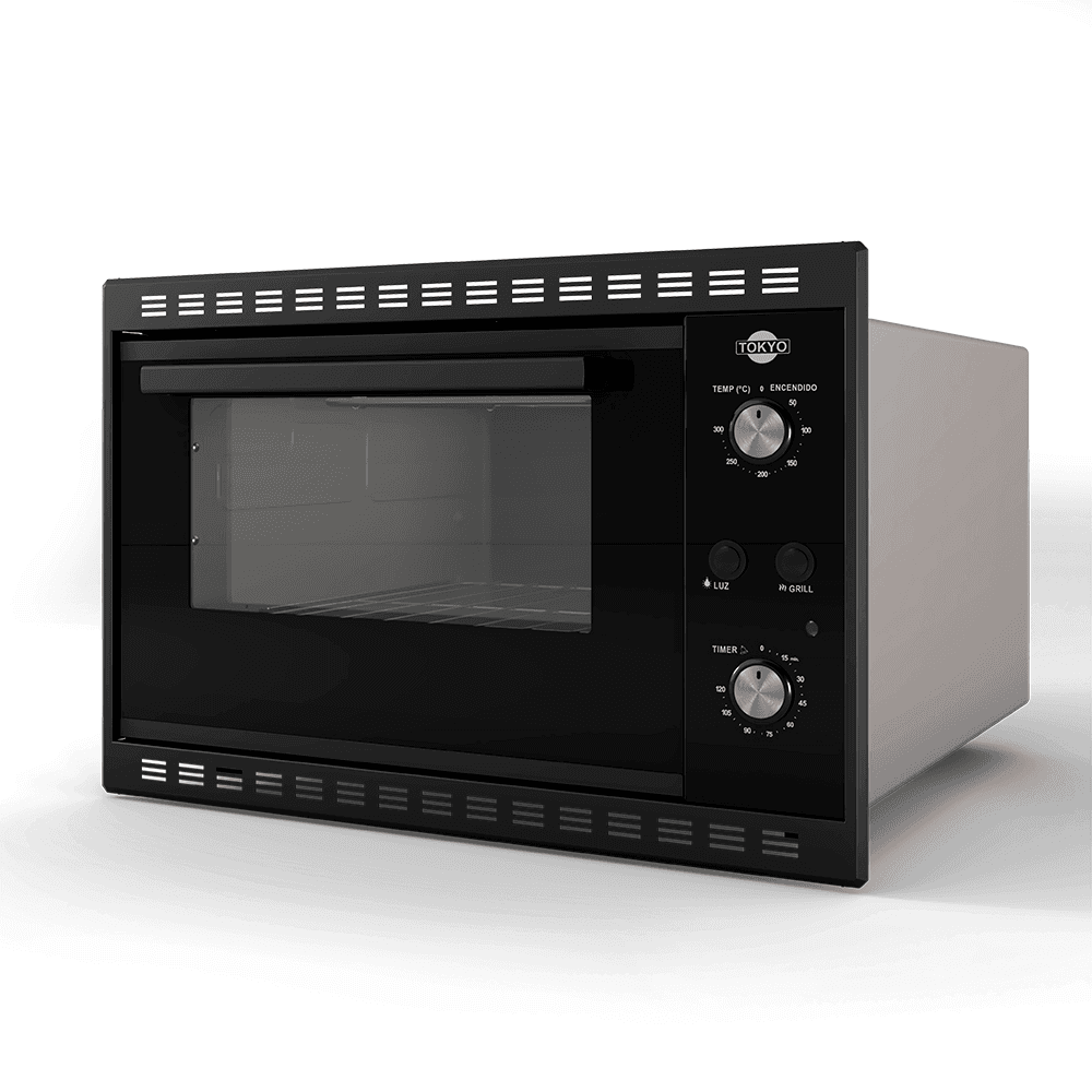 HORNO ELEC EMPOTRABLE TOKYO CLARA 45L NEGRO EDTHECLARA