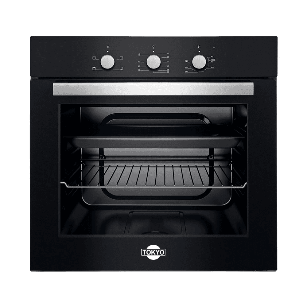 HORNO ELEC EMPOTRABLE TOKYO ZARA 60L BLACK CON CONVECTOR EDTHEZARAB-N