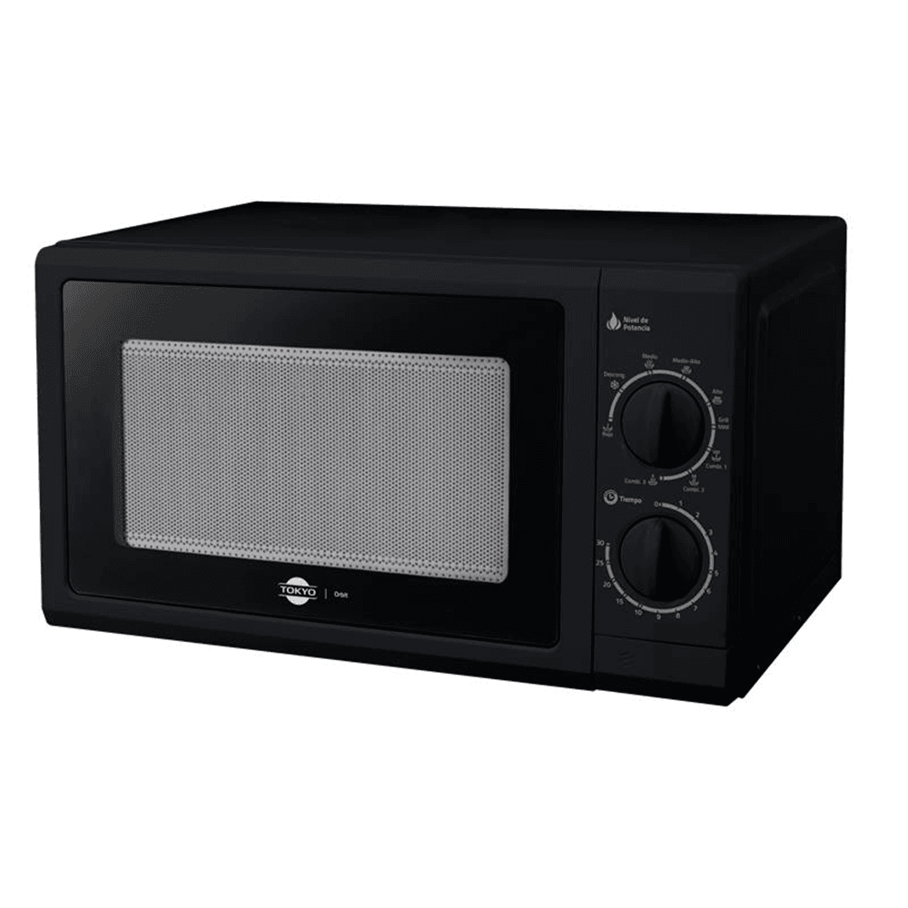 MICROONDAS TOKYO ORBIT 25LTS NEGRO MANUAL C/GRILL EDTMTOK25LN