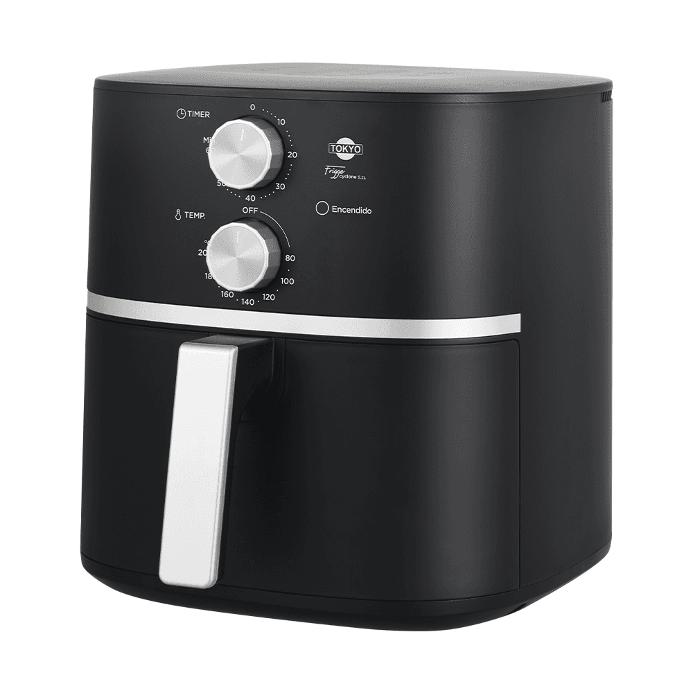 AIR FRYER TOKYO FRIGGE CYCLONE 5,2L 200°C ANTIADHERENTE TIMER 60 MIN EDTOKAFRYER5.2L
