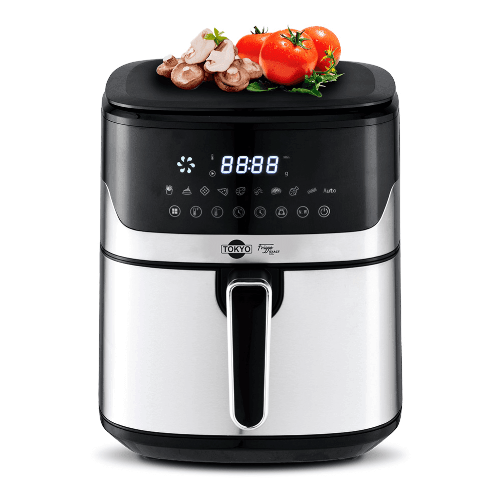AIR FRYER TOKYO 2 EN 1 FRIGGE EXACT 6,5L C/BALANZA SUPERIOR 200°C 1600W EDTOKAFRYER6.5L