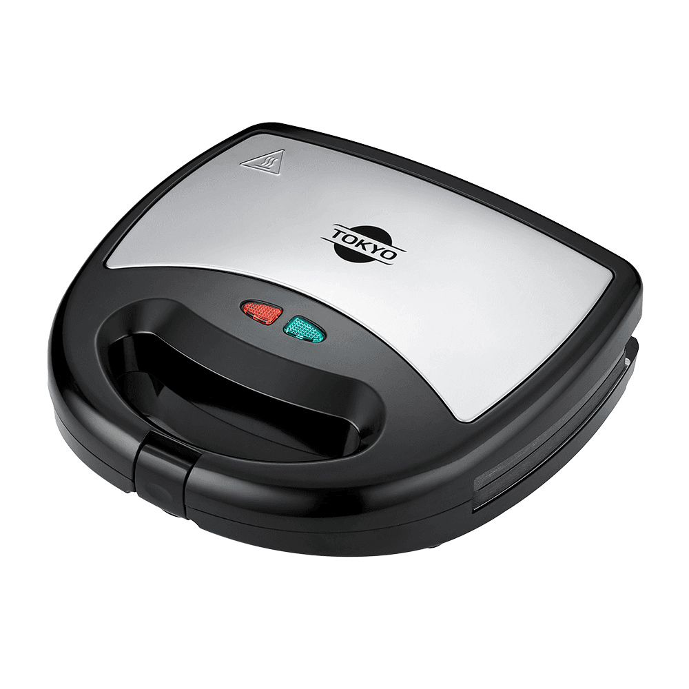 SANDWICHERA TOKYO 3 EN 1 GRILL WAFLE DONAS NEGRO INOX EDTSMFPI