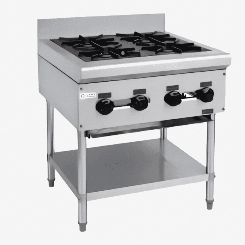 ANAFE A GAS TOKYO IND MOD BV-33 4HORN ACERO INOX 70*70*95CM GCT-BV33