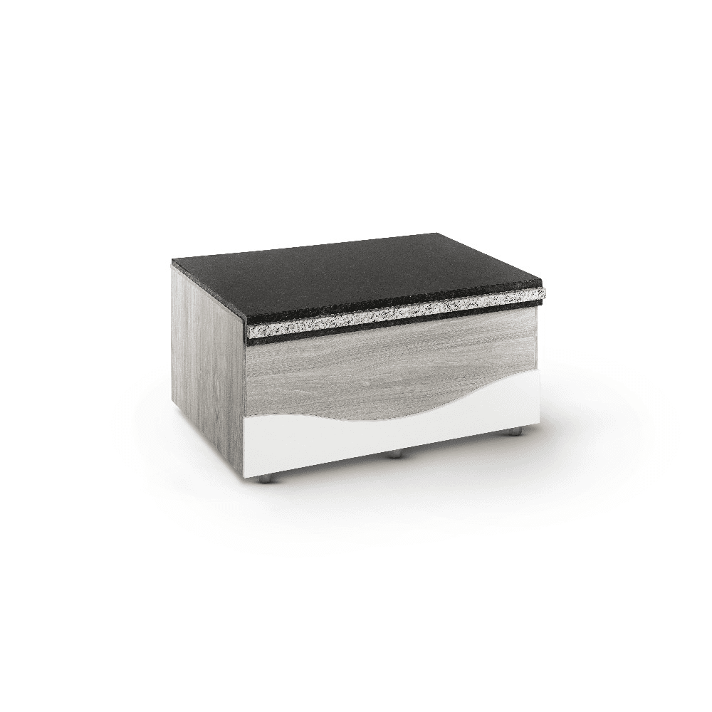 MESA DE APOYO P/ VITRINAS SHOWCASE ECOSILKON MOD MASC12 COLOR GRIS LUNA GMAVSCE-MASC12