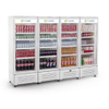 VISICOOLER ECOSILKON 4 PUERTAS DE VIDRIO C/ LUZ LED MOD VCM4P BL GVEVCM4P