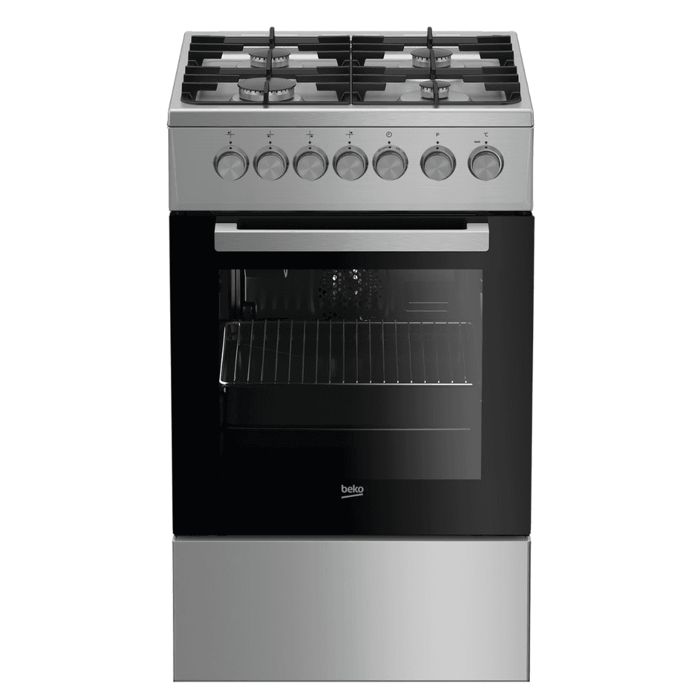 COCINA BEKO A GAS/HORNO ELÉCTRICO 4 HORNALLAS INV-59024