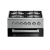 COCINA BEKO A GAS/HORNO ELÉCTRICO 4 HORNALLAS INV-59024