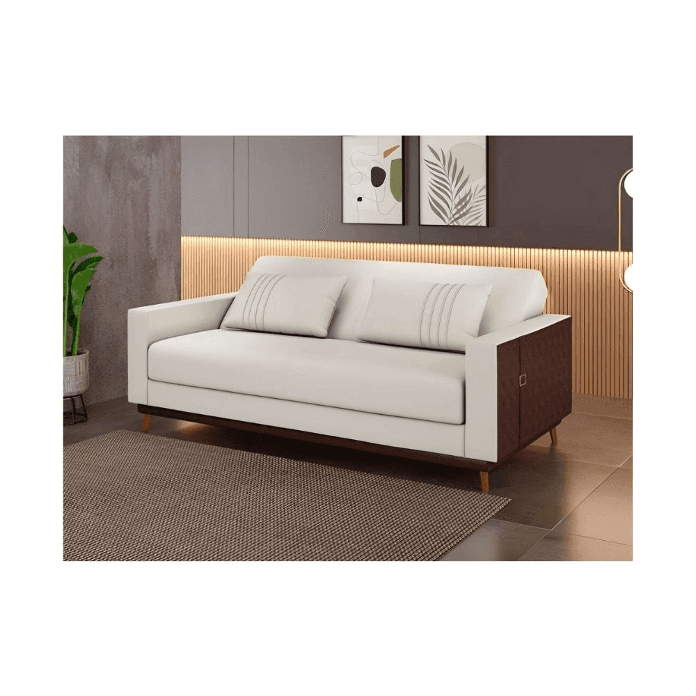 SOFA CAMA MATRIX MX ESTHER BEIGE MARRON INV-94206