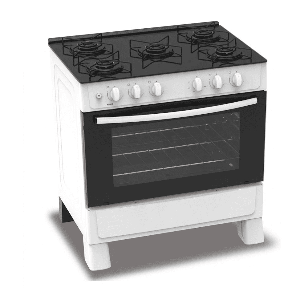 COCINA FAMA ARIA GLASS 5H BLANCO INV-97478