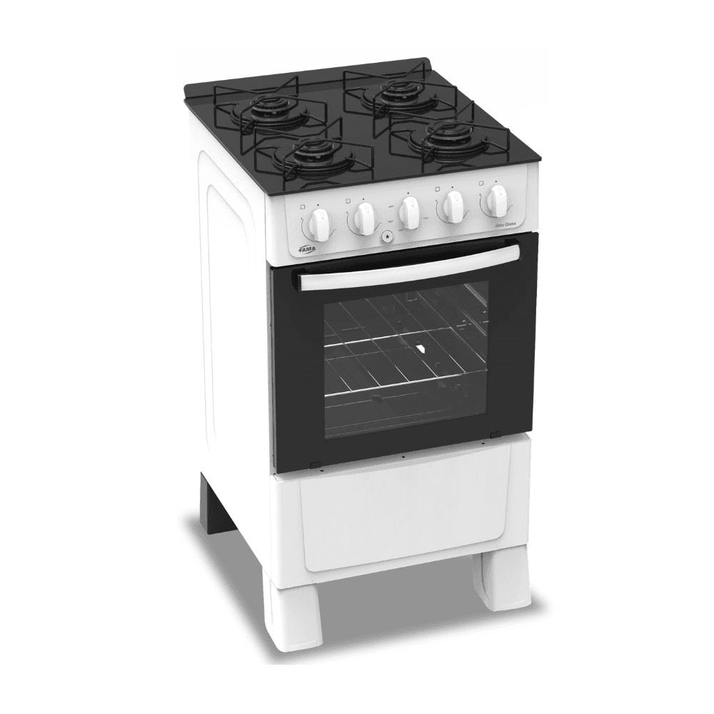 COCINA FAMA ARIA GLASS 4H BLANCO INV-97477