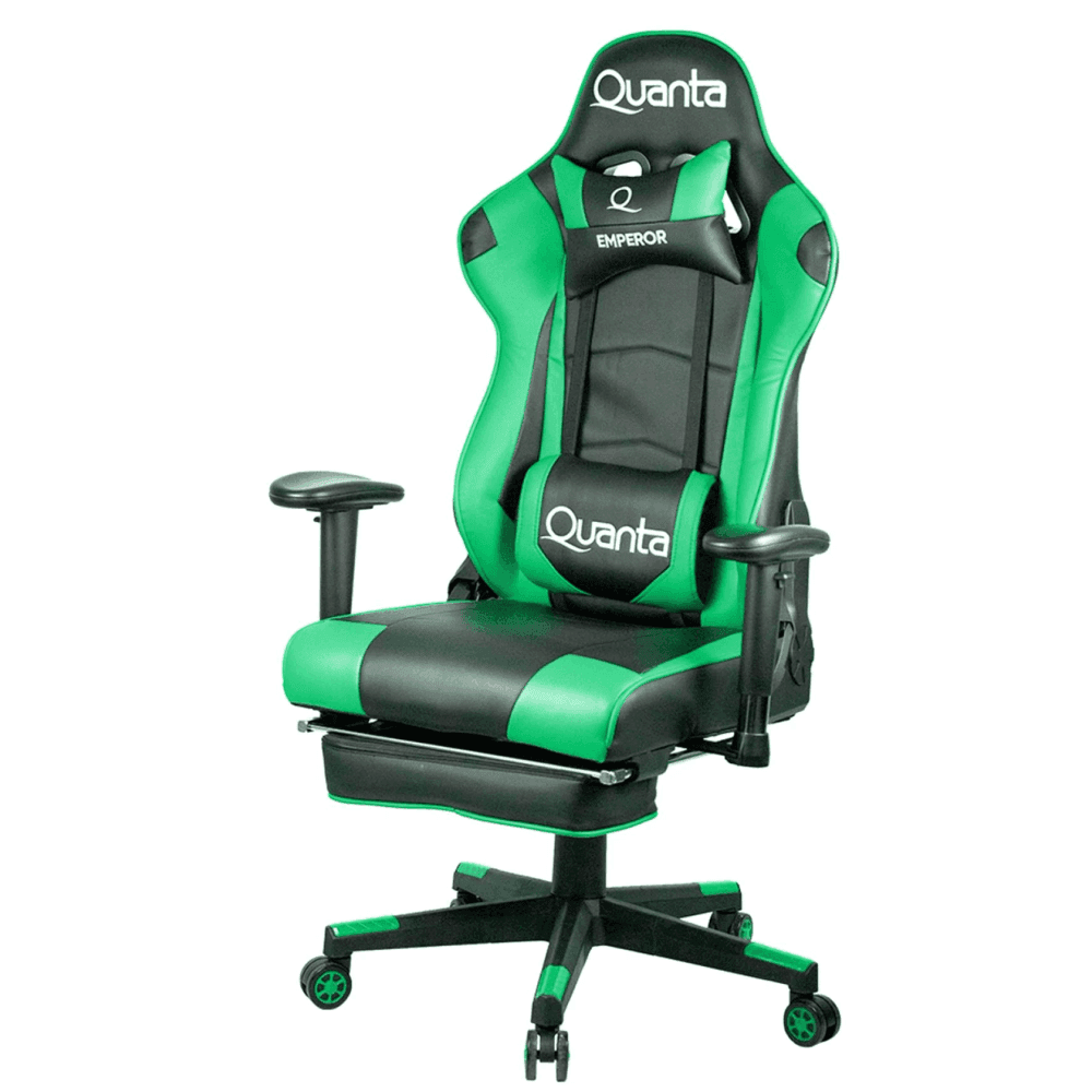 SILLA GAMER EMPEROR QUANTA QTGC20 90-170ø/2D/360ø-VD-NG QNT-110303