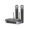 MIC DOBLE INAL UHF QUANTA QTMWU104 60M/500-800MHZ/BIVOLT-NGø QNT-21593