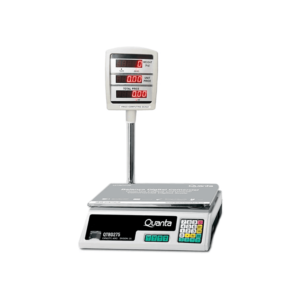 BALANZA DIG QUANTA QTBD275 40KG/C-BRAZO/LEDø QNT-2981