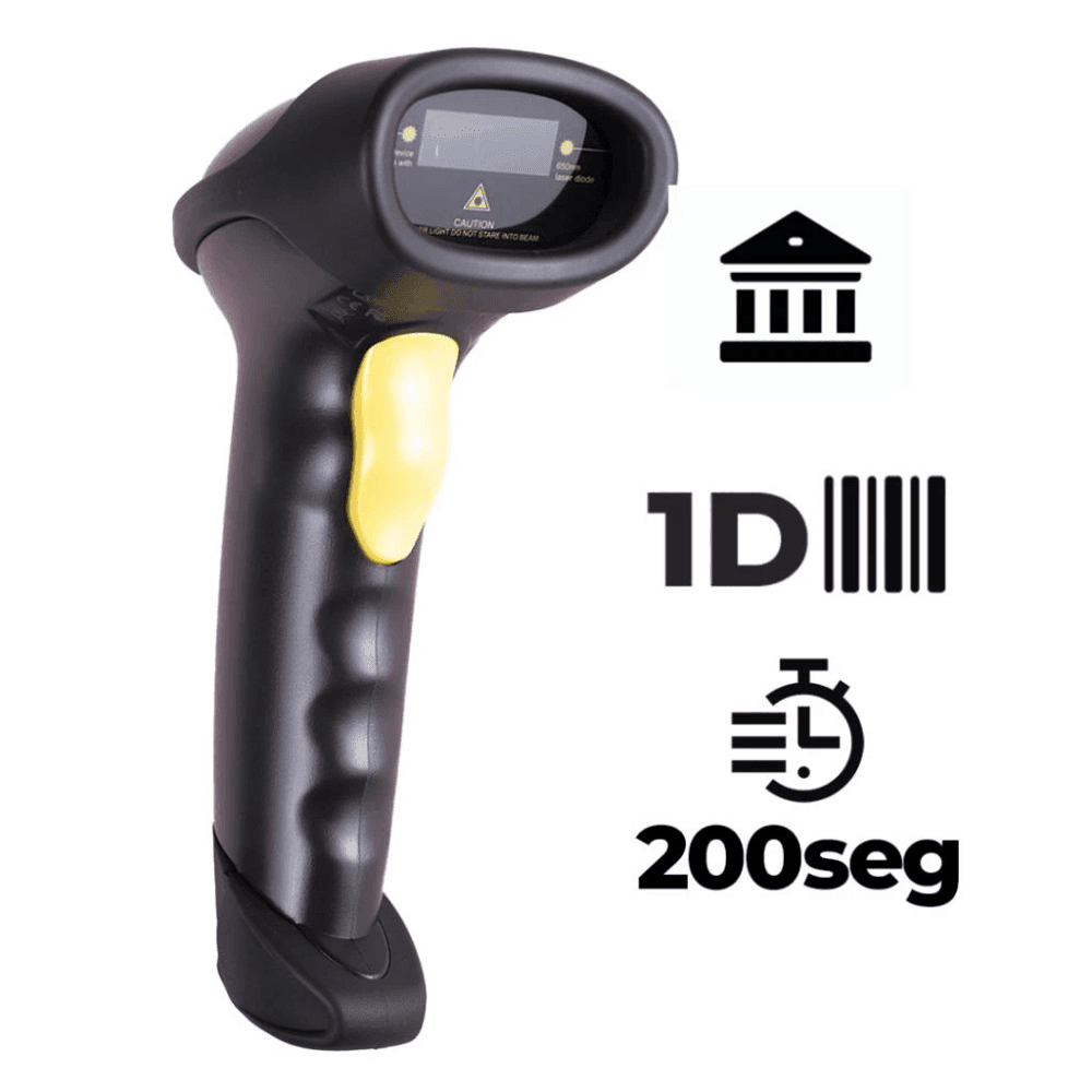 LECTOR COD/BARRAS QUANTA QTLCB200 BASIC 1D/CABLE/BOLETO-NG QNT-97666