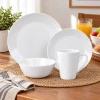 Juego de platos redondos 16pzs blanco Kups SEL-024d1366