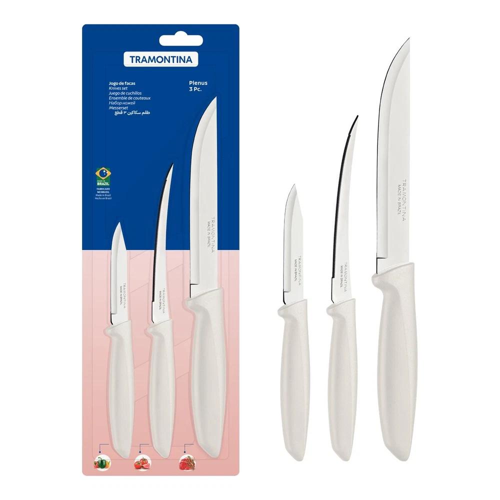 JUEGO DE CUCHILLOS 3 PZAS PLENUS TRAMONTINA T23498B SEL-06397af9