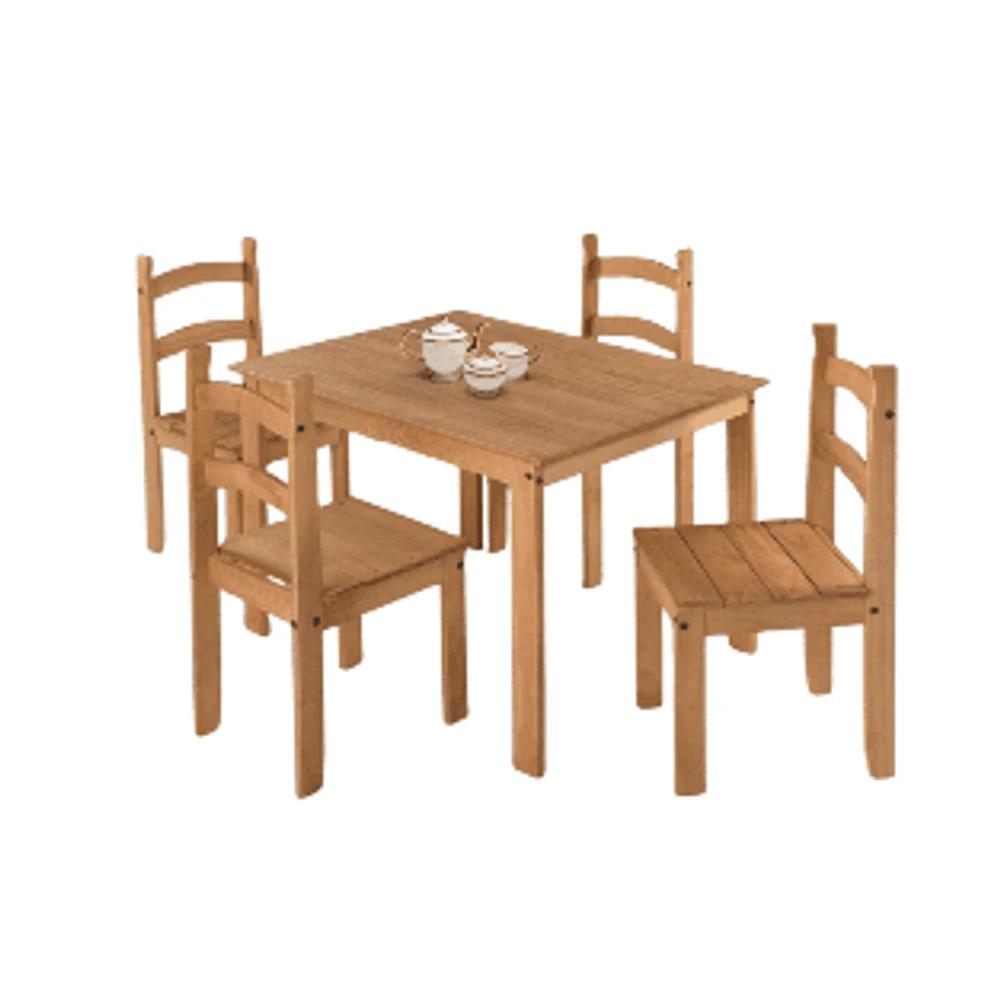 Juego de Comedor Unanime 4 Sillas Mel SEL-0670311f