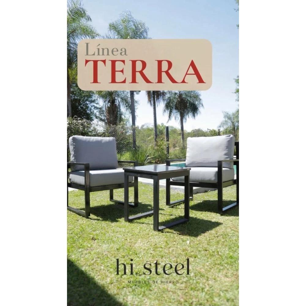 Juego de sofá Terra 2 cuerpos gris claro SEL-08877903