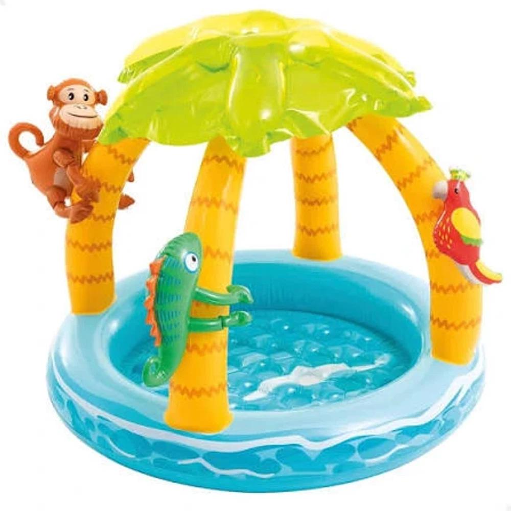 PISCINA ISLA TROPICAL INFLABLE INTEX 102X86CM - 45L I58417 SEL-0b02324c