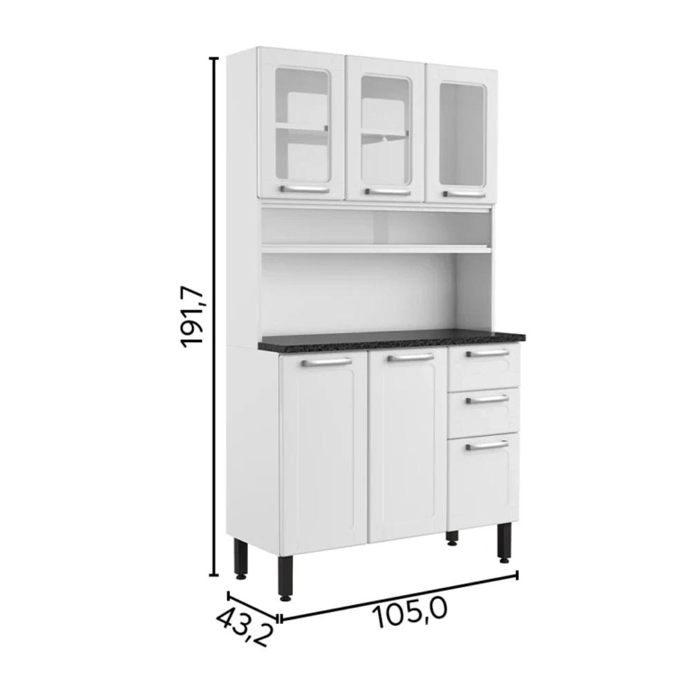 MUEBLE DE COCINA METÁLICO BERTOLINI MULTIPLA 614559046 SEL-0eacc266