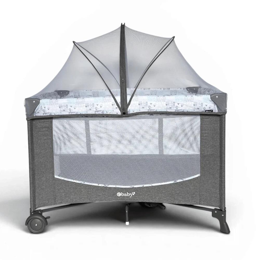 CUNA CORRAL NALA EBABY GRIS/AZUL 751-2-GR-AZ SEL-11e2edc7