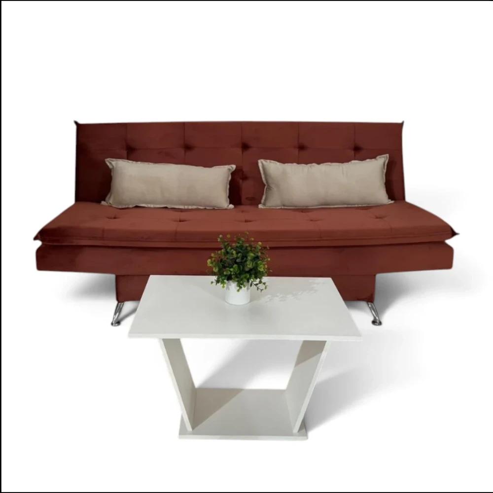 Sofá Cama Unanime Itapua Terracota SEL-1362ec33