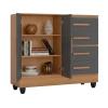 Comoda Unanime Oporto Nature / Cinza SEL-18395dea