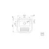 LAVADERO EMPOTRAR INOX 40X40X22 25L ES TRAMONTINA T944031 SEL-19b912a4