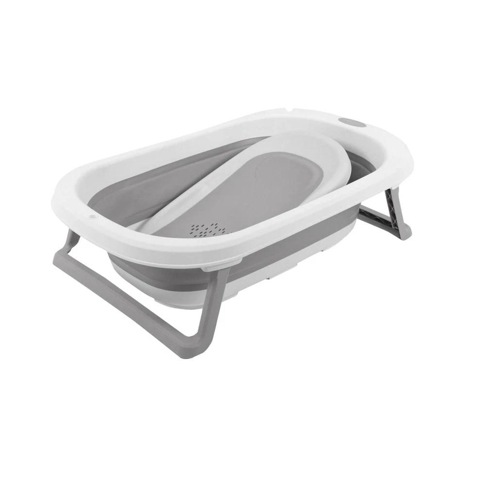 BAÑERA PLEGABLE PREMIUM BABY CON REDUCTOR GRIS SEL-1b8277ec