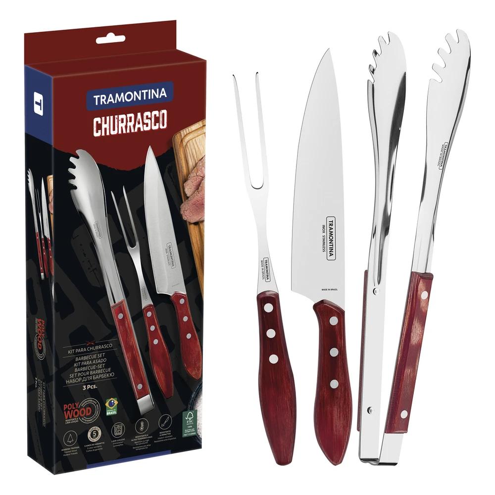 JUEGO P/ ASADO POLYWOOD TRAMONTINA 3PZ 761 T211983 SEL-23bd68b1