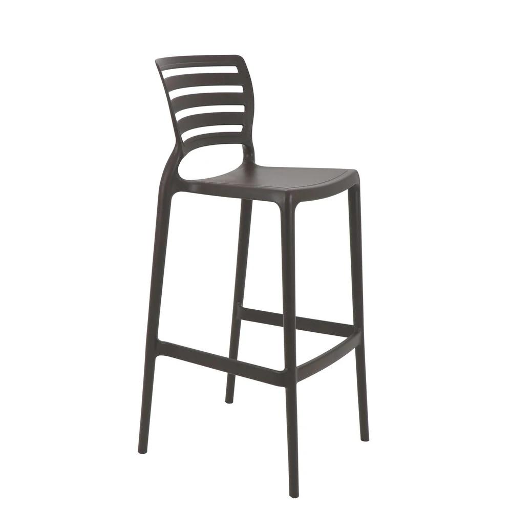 SILLA ALTA SOFIA TRAMNTINA MARRON 75CM T921372 SEL-26aa9272