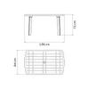 MESA RENTANGULARANEGROULAR CAMARILLOBORIU BLANCO TRAMONTINA T923021 SEL-281ea3b2