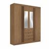 Ropero Unanime Aurora 4 Puertas Jatoba / Jatoba SEL-2fd79371