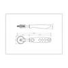 CORTADOR PASTA UTILITA TRAMONTINA T256117 SEL-301431c9